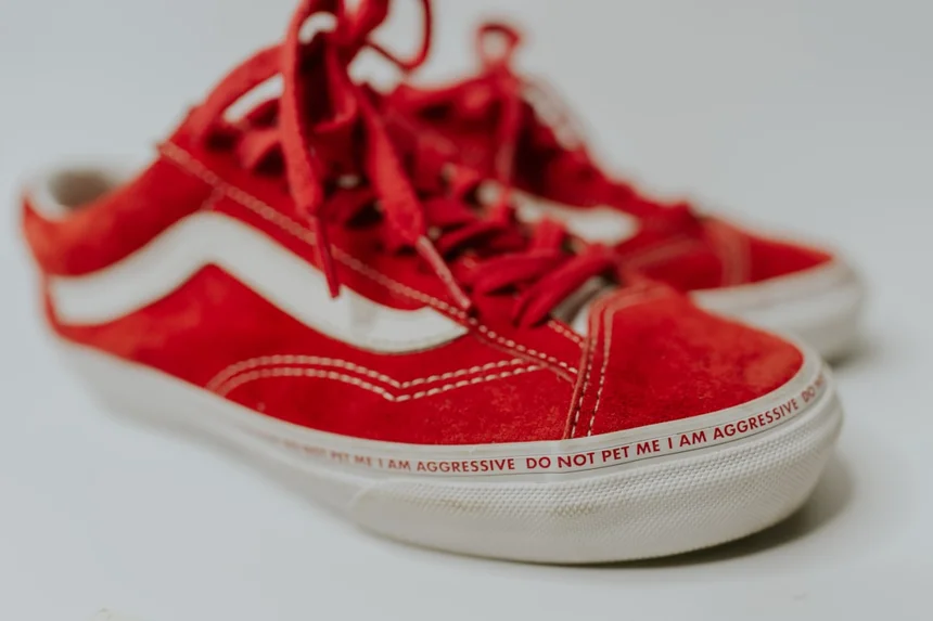 red shoes